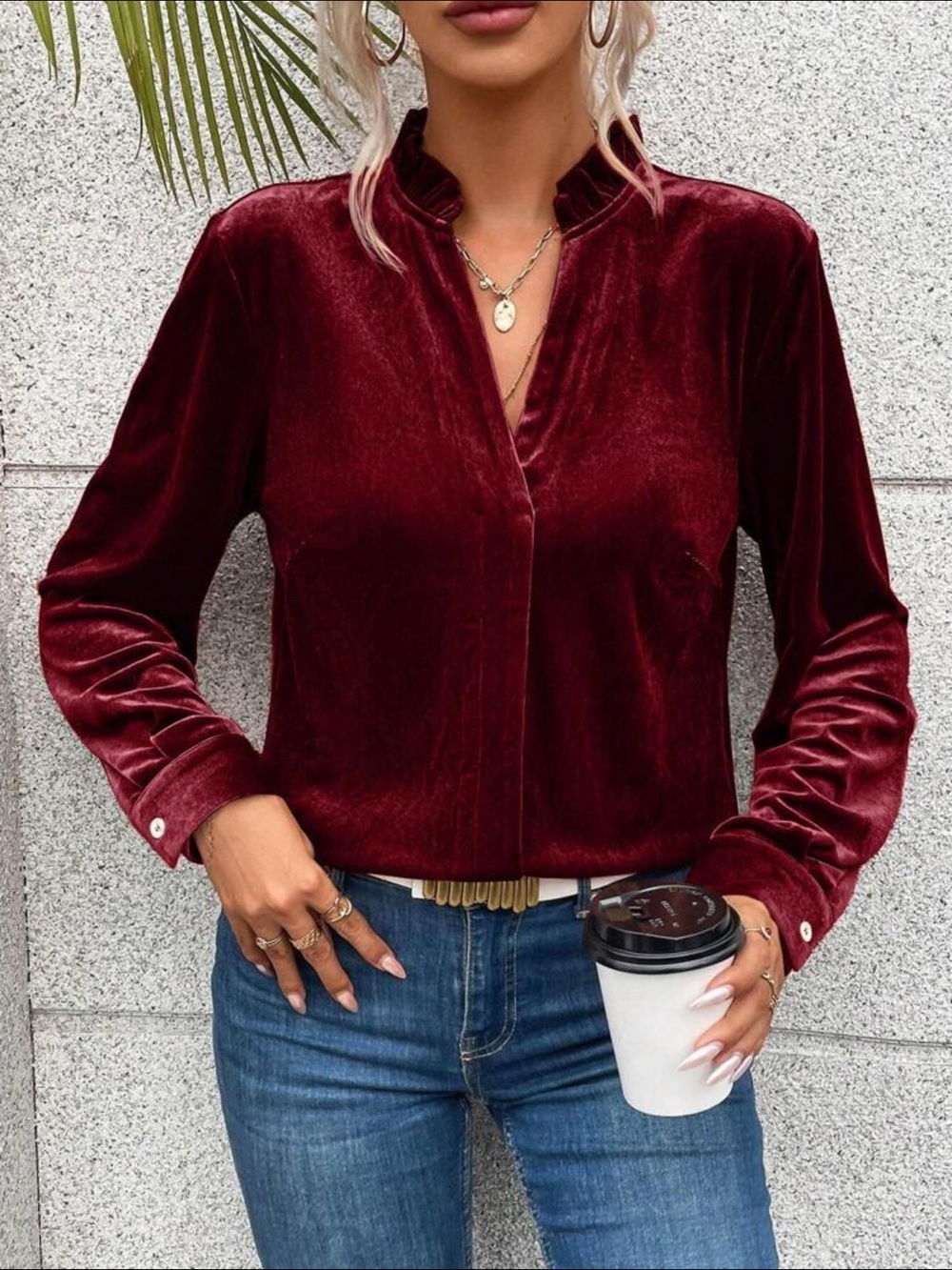 Velvet top